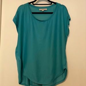 Ann Taylor size Medium turquoise t-shirt